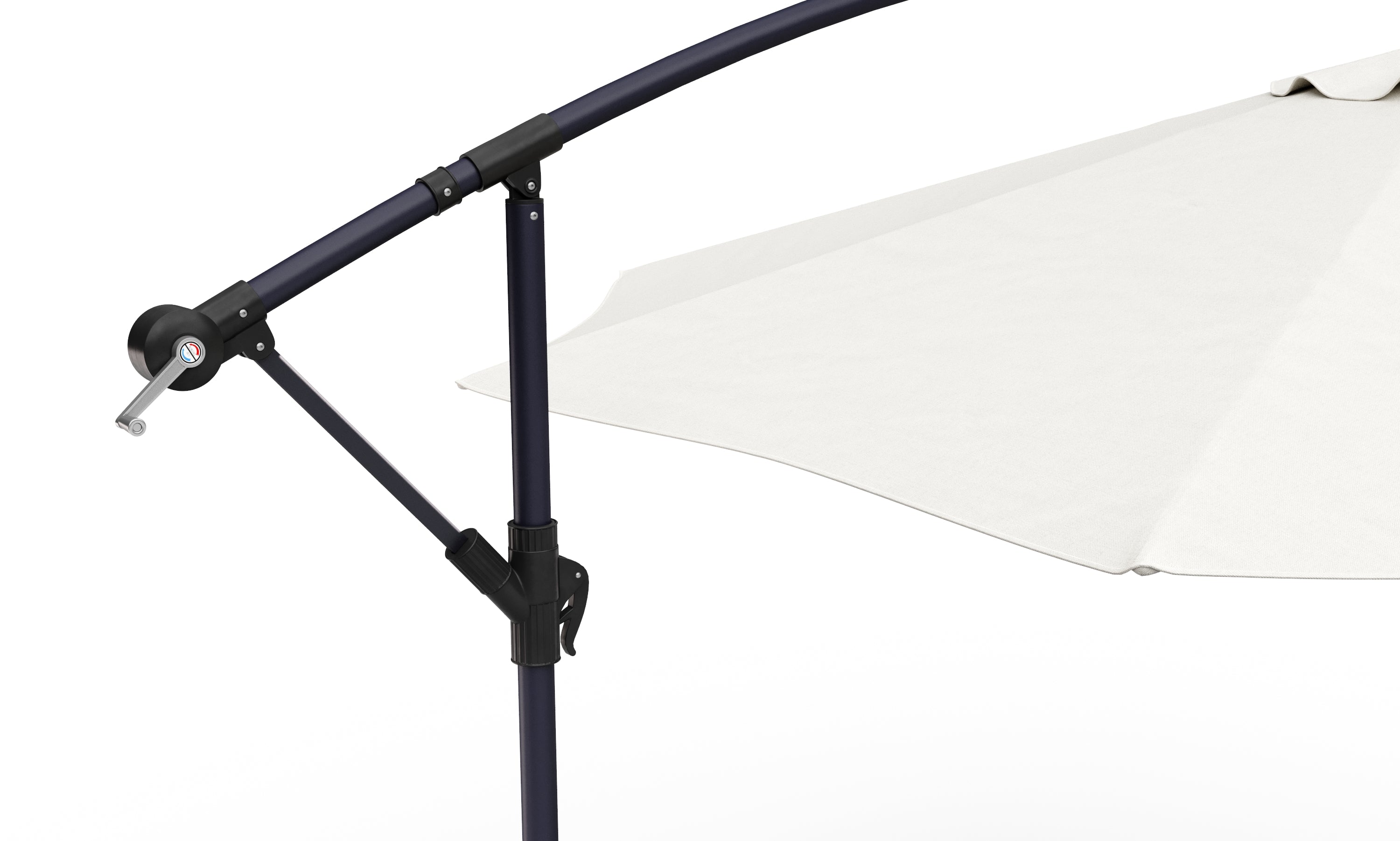 Sonnenschirm Ampelschirm mit LED 350 cm