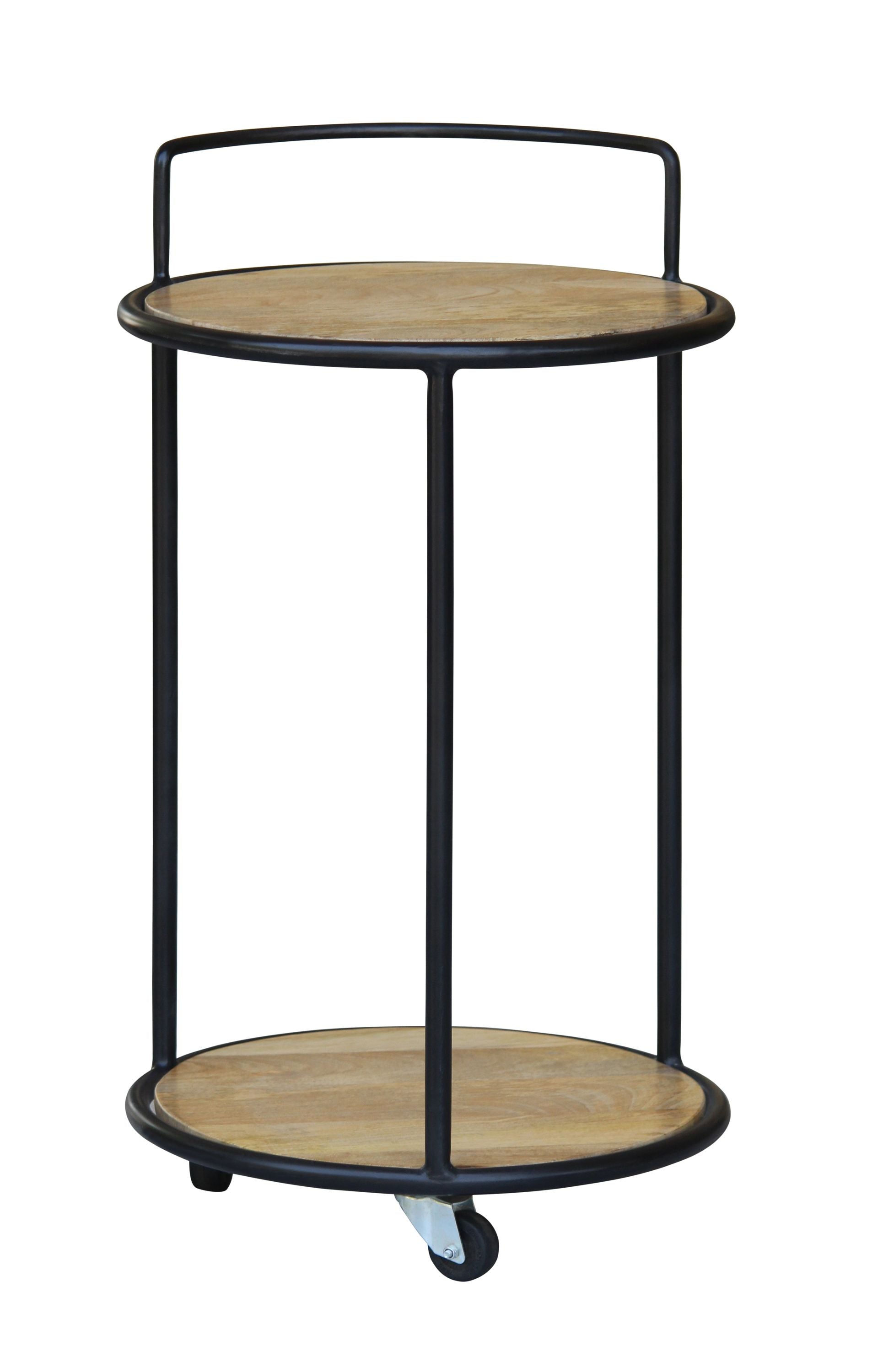 Beistelltisch Holz Vintage FYNN rund