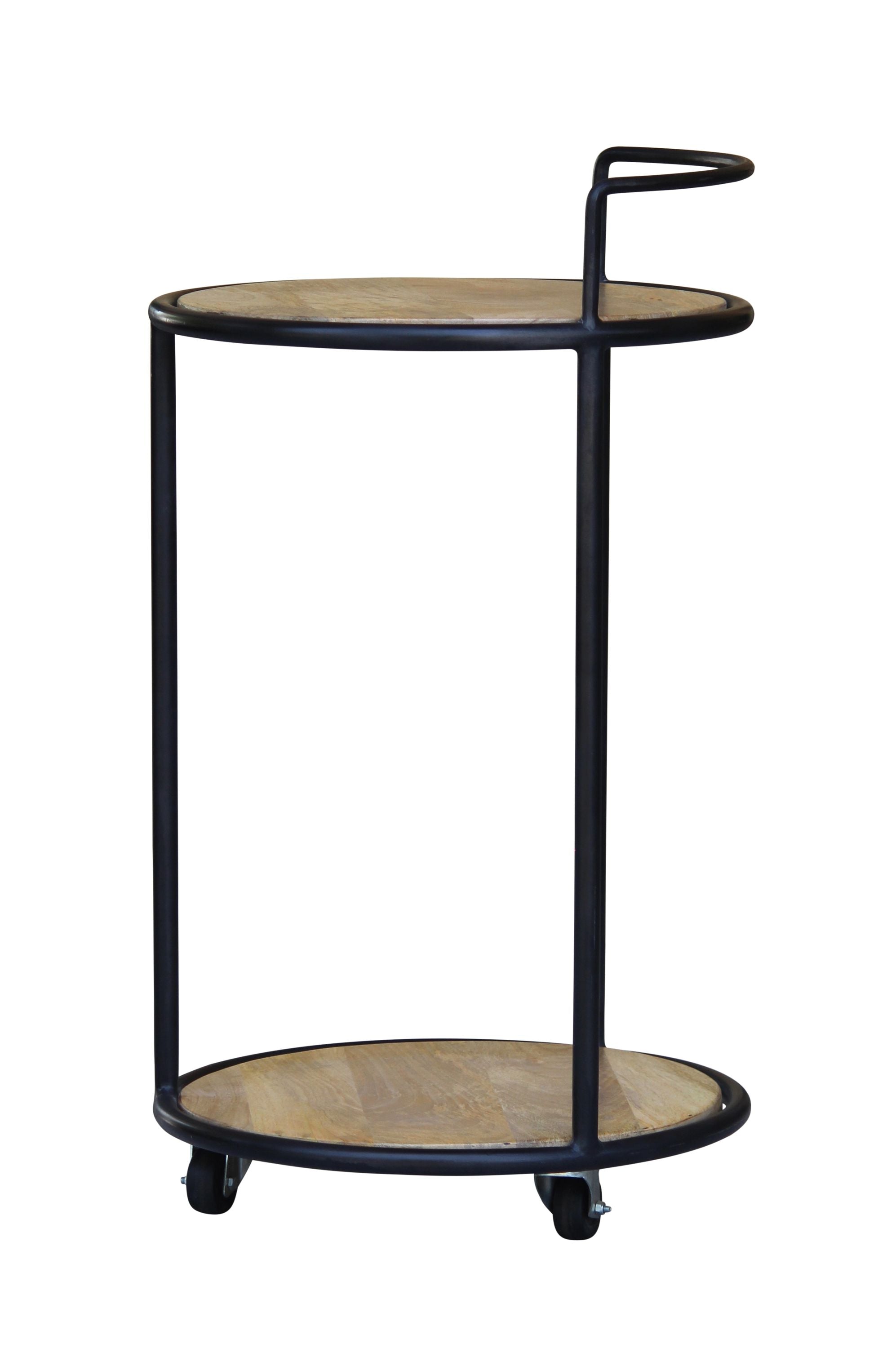 Beistelltisch Holz Vintage FYNN rund