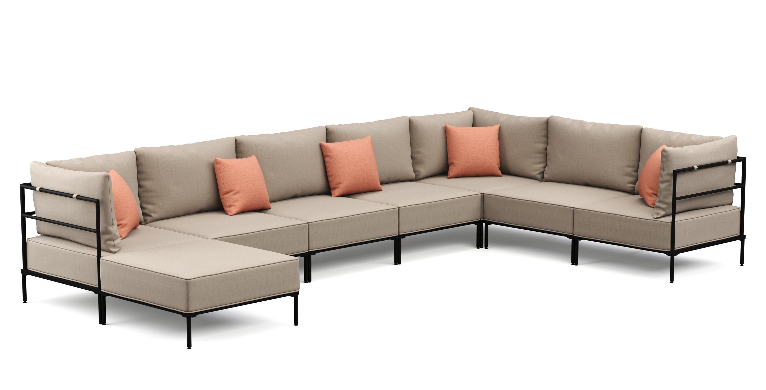 Ecksofa Lavinia 6 Sitzer