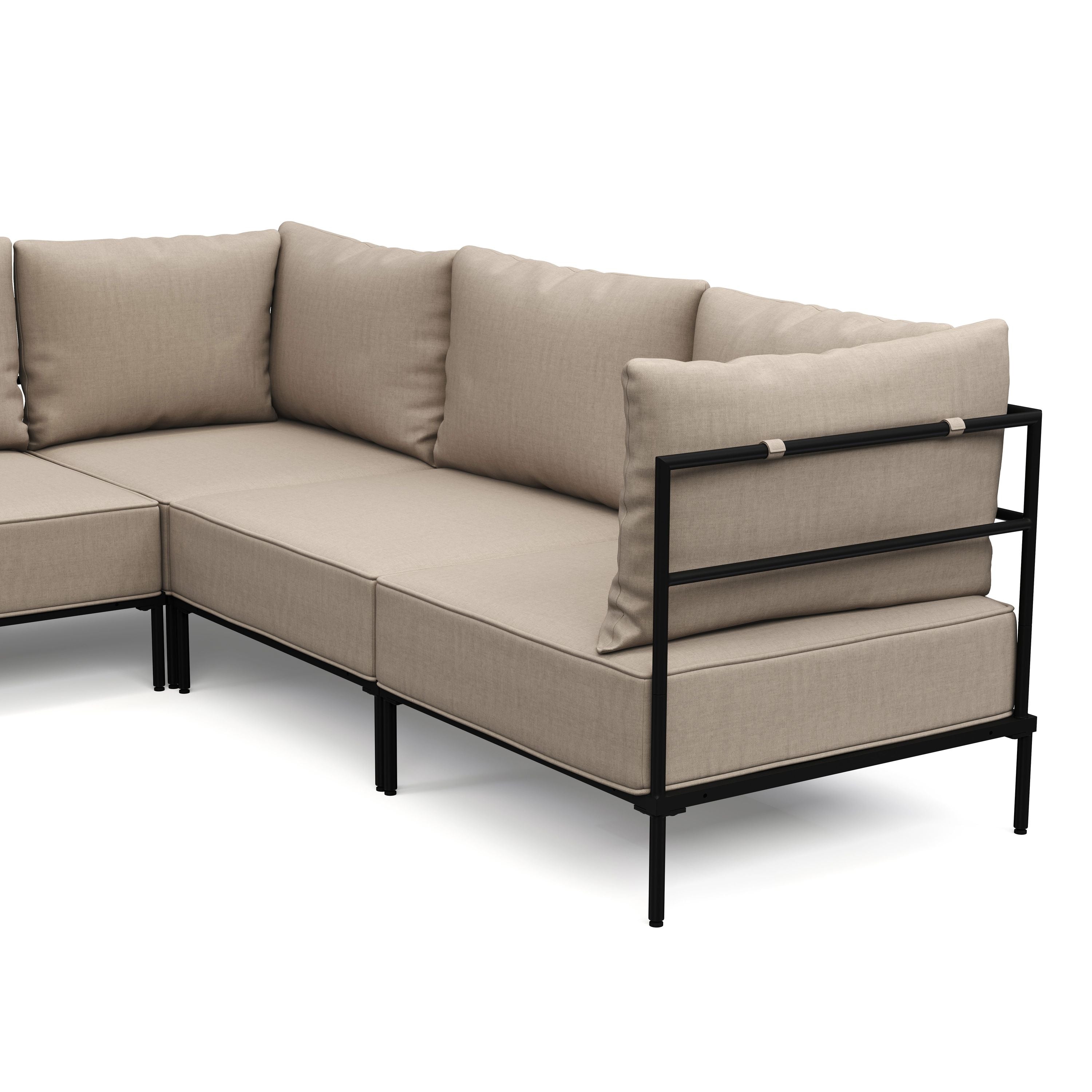 Ecksofa Lavinia 6 Sitzer
