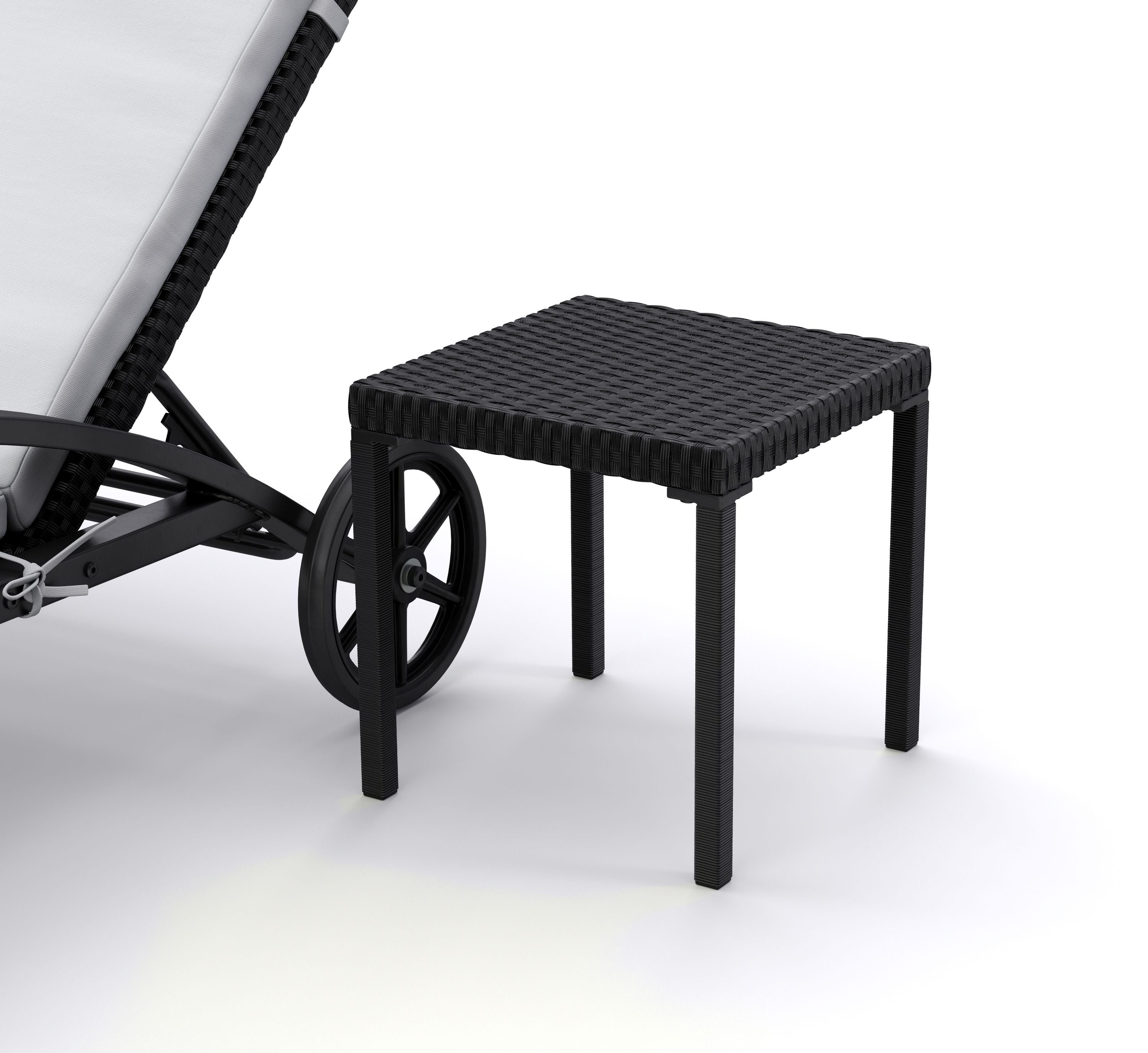 Rattan Gartenliege KIM Set