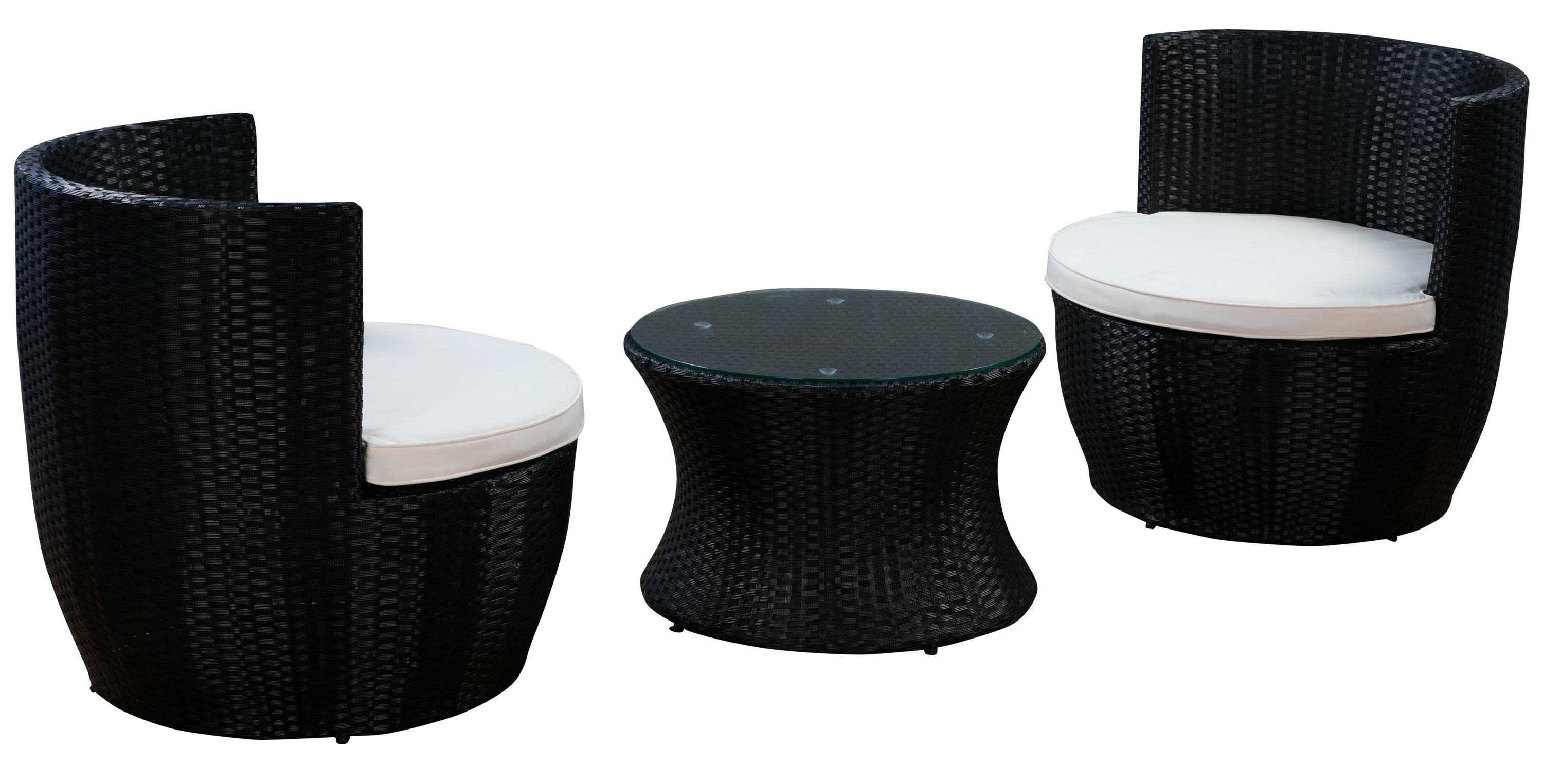 Rattangarnitur MANHATTAN stapelbar