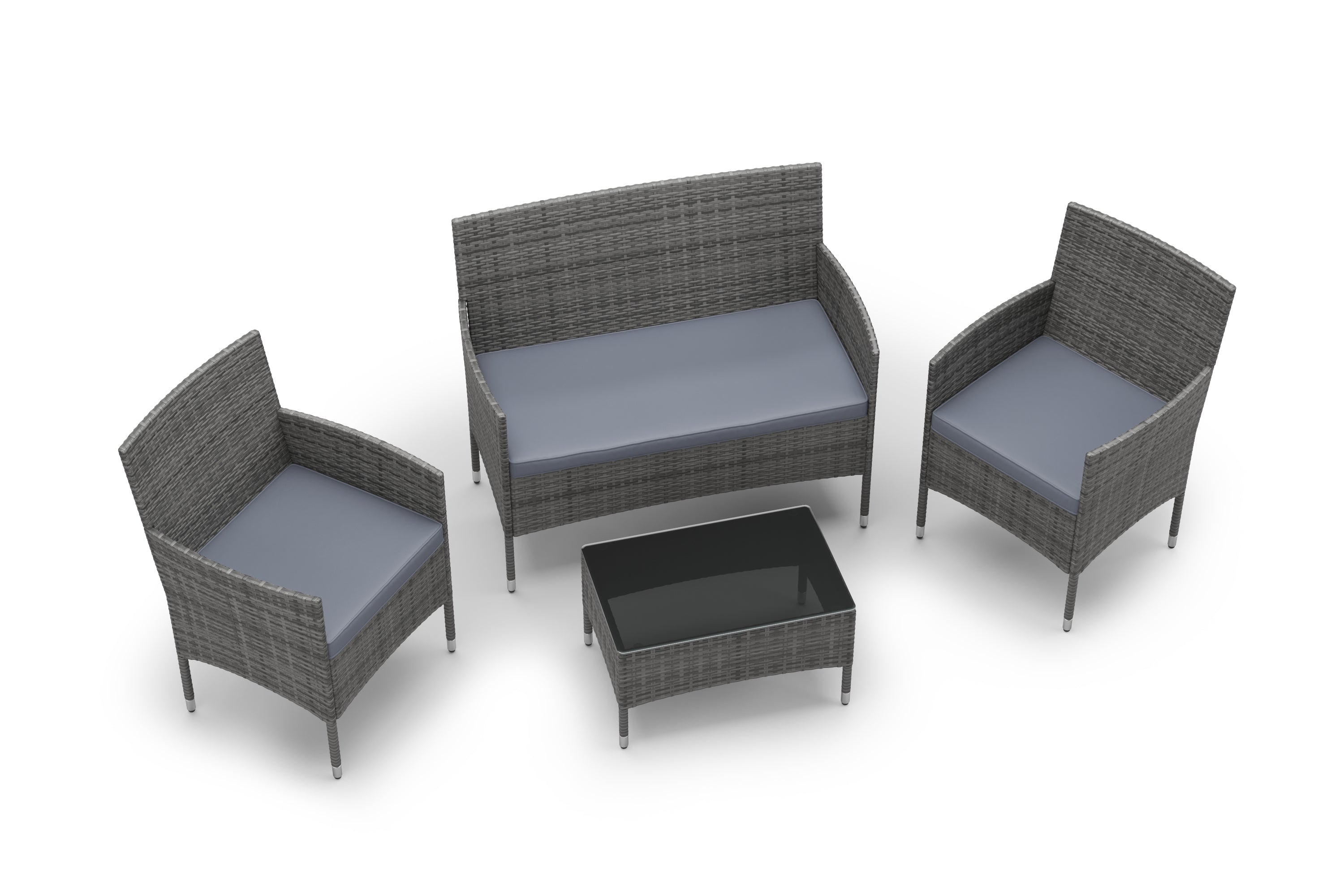 Gartenset Rattan MALIA