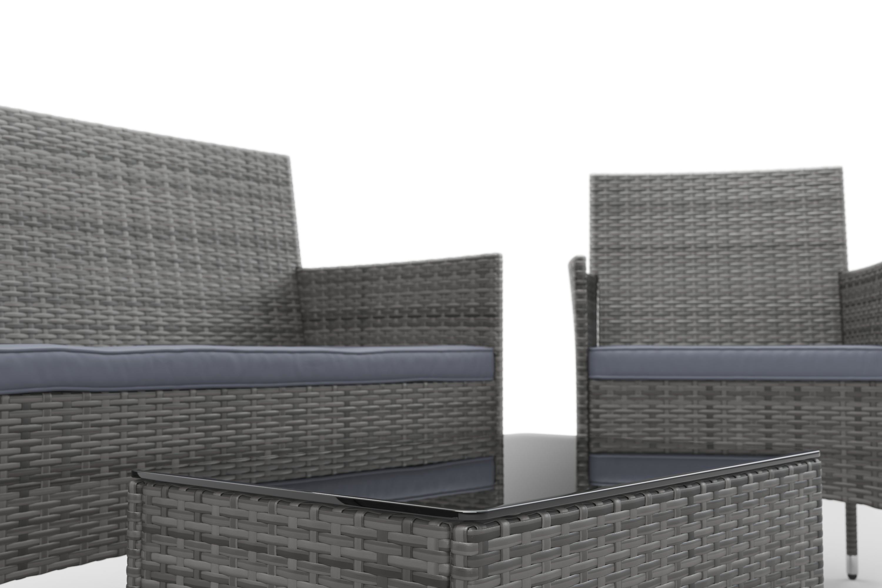 Gartenset Rattan MALIA