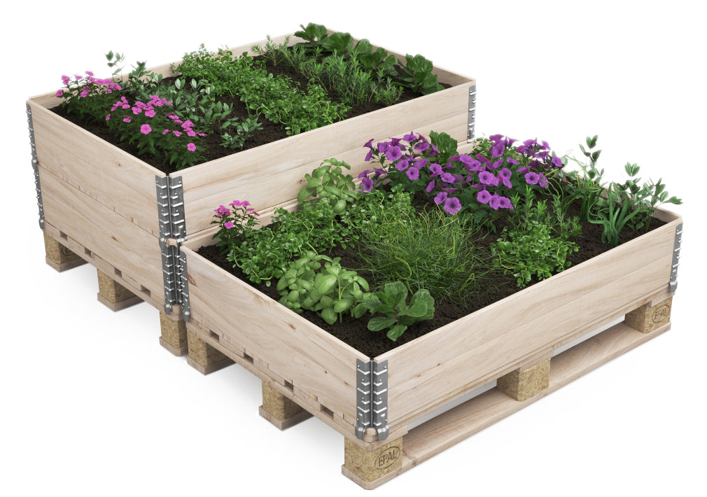 Hochbeet Bexley 2er Set mit Paletten