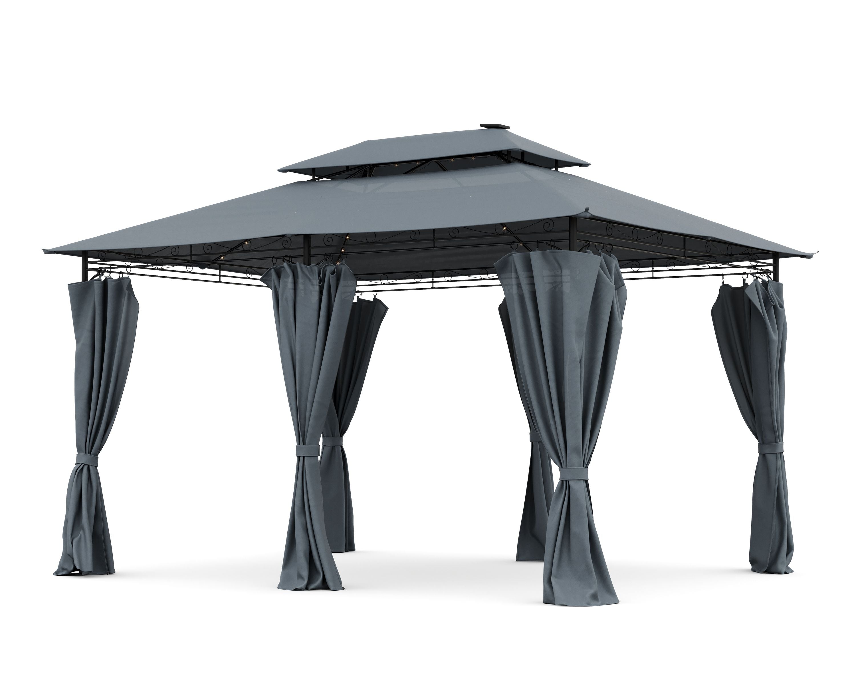 Gartenpavillon LED 3 x 4 m