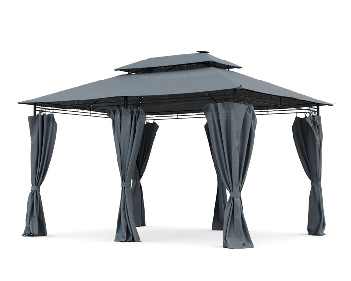 Gartenpavillon LED 3 x 4 m