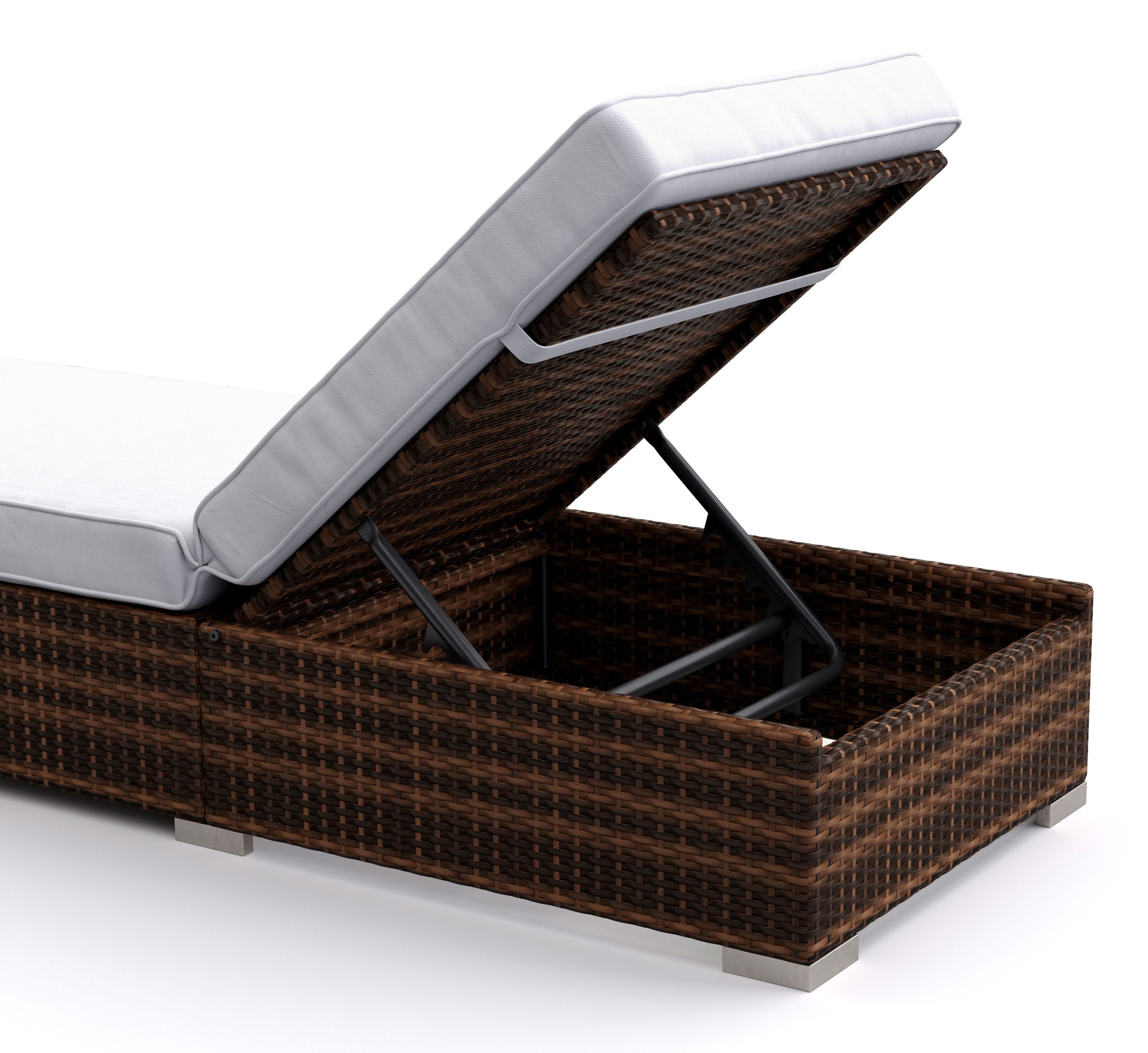 Liegestuhl Rattan BILBAO