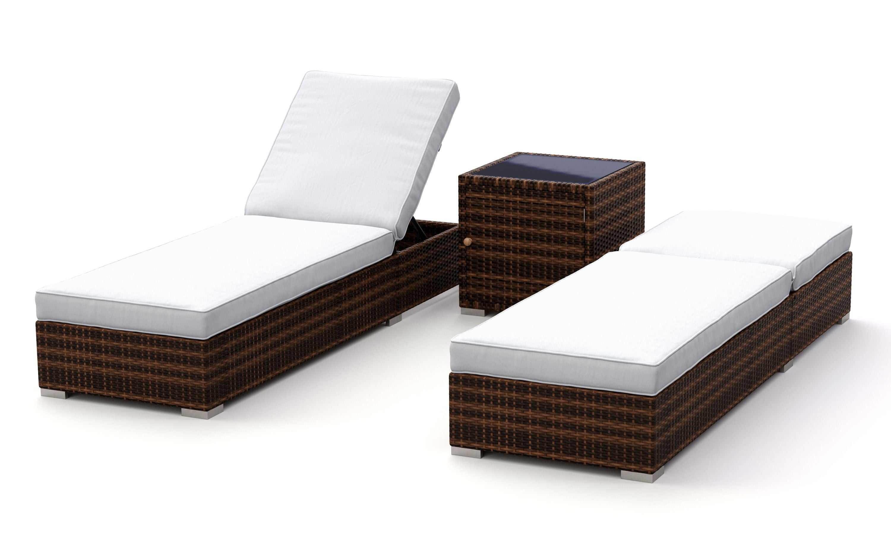 Liegestuhl Rattan BILBAO