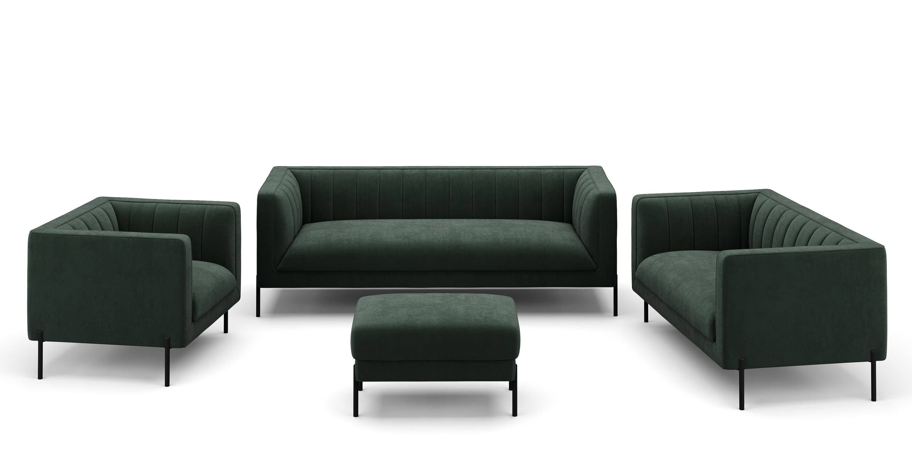 Sofa Set Samt Tamsin
