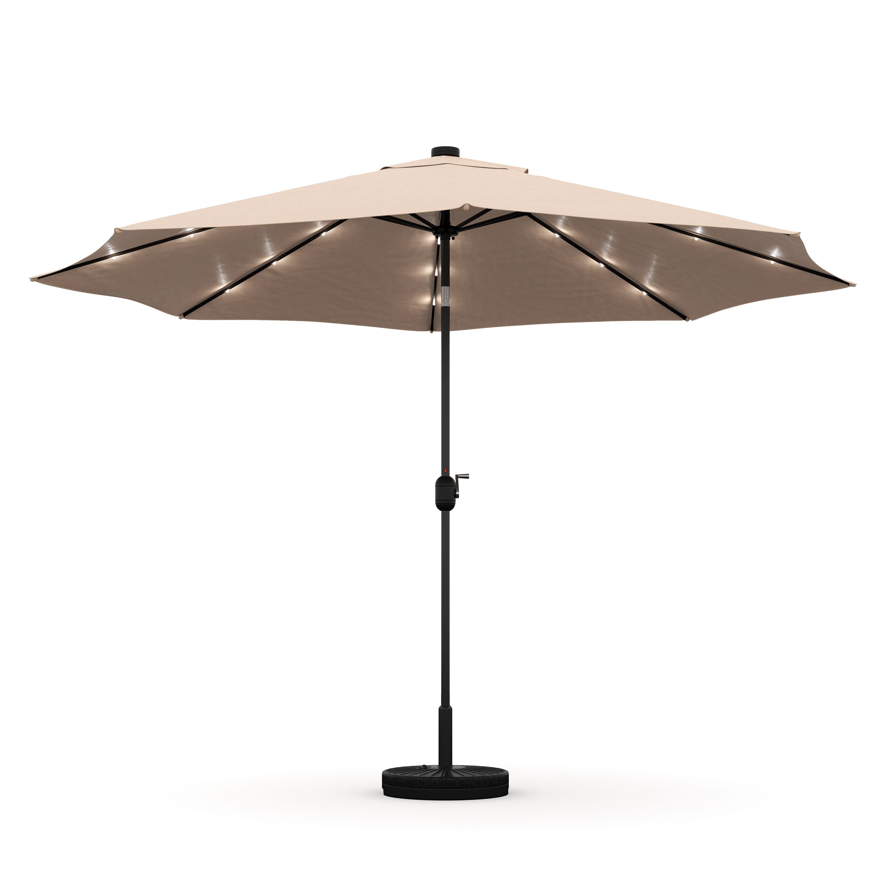 Sonnenschirm mit LED 300 cm