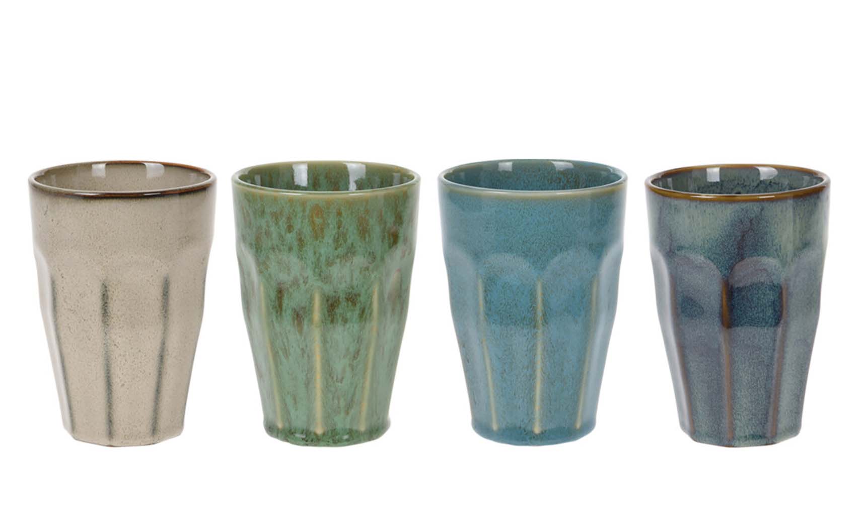 Becher Porzellan 4er Set Rhiannon