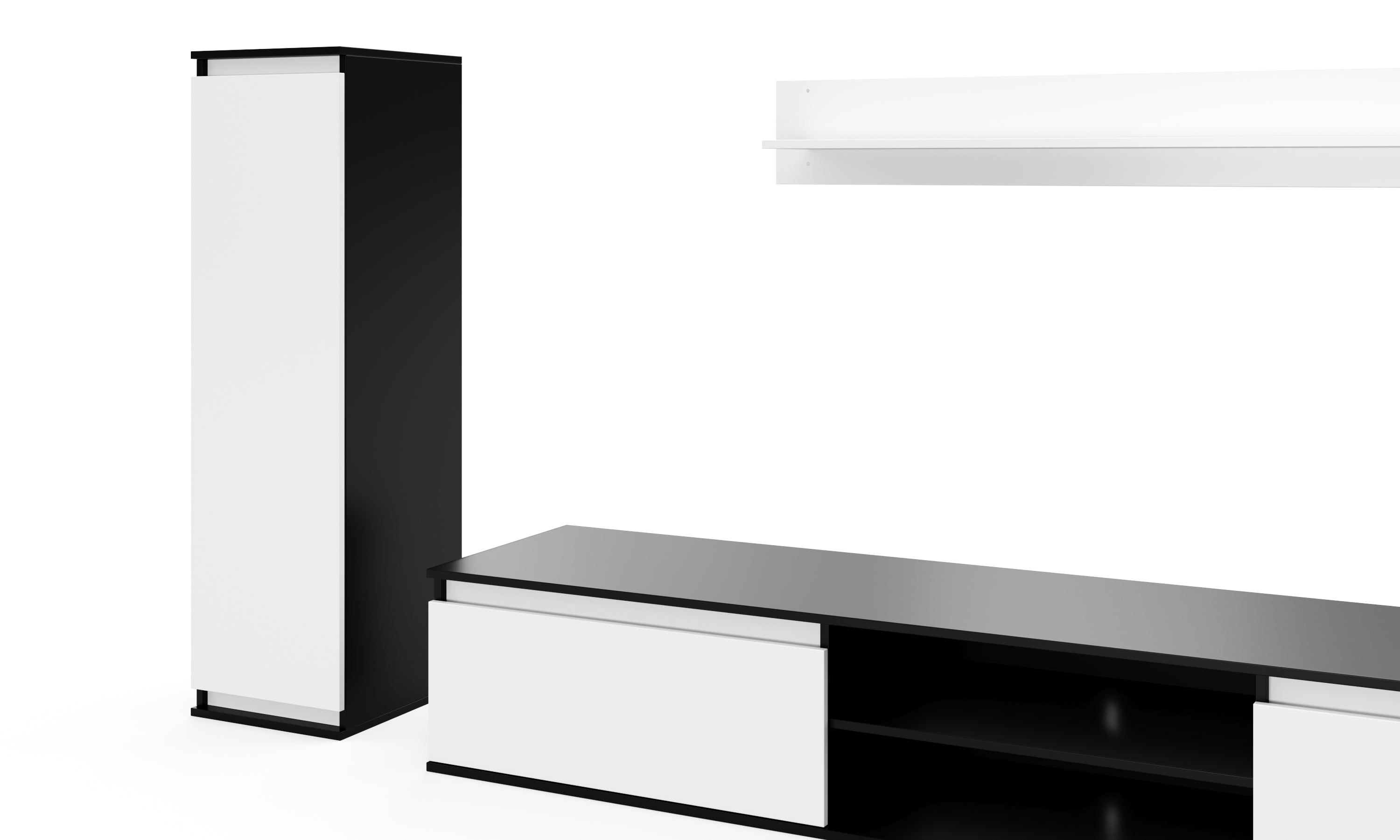 Wohnwand James hochglanz