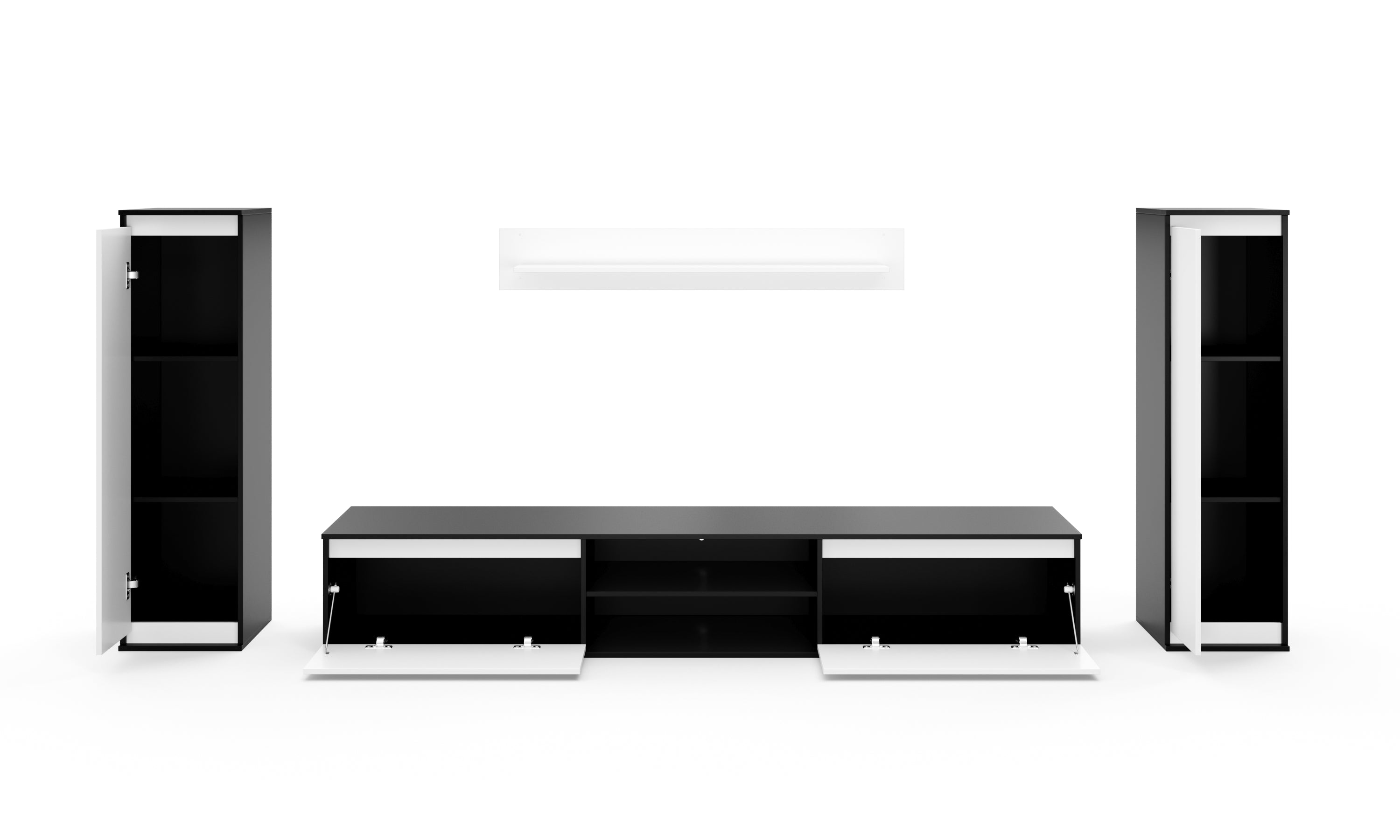 Wohnwand James hochglanz