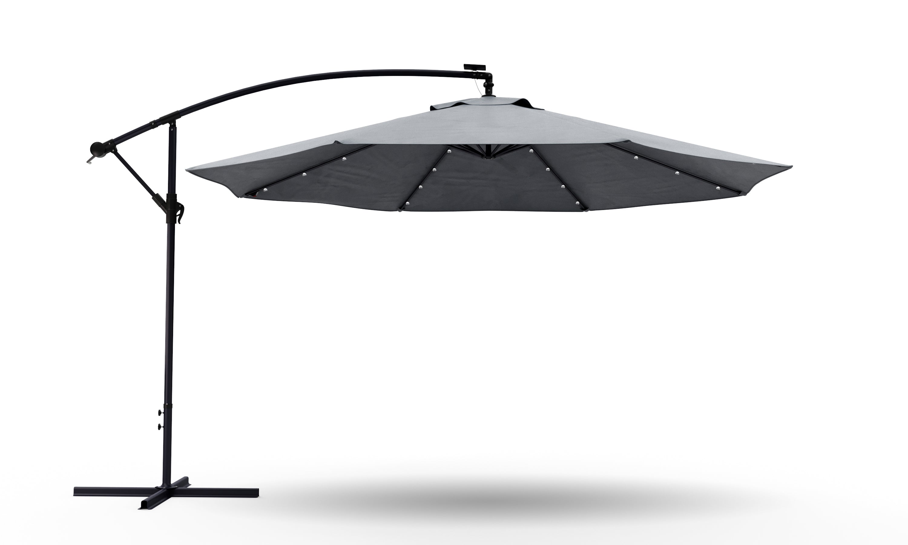 Sonnenschirm Ampelschirm mit LED 350 cm