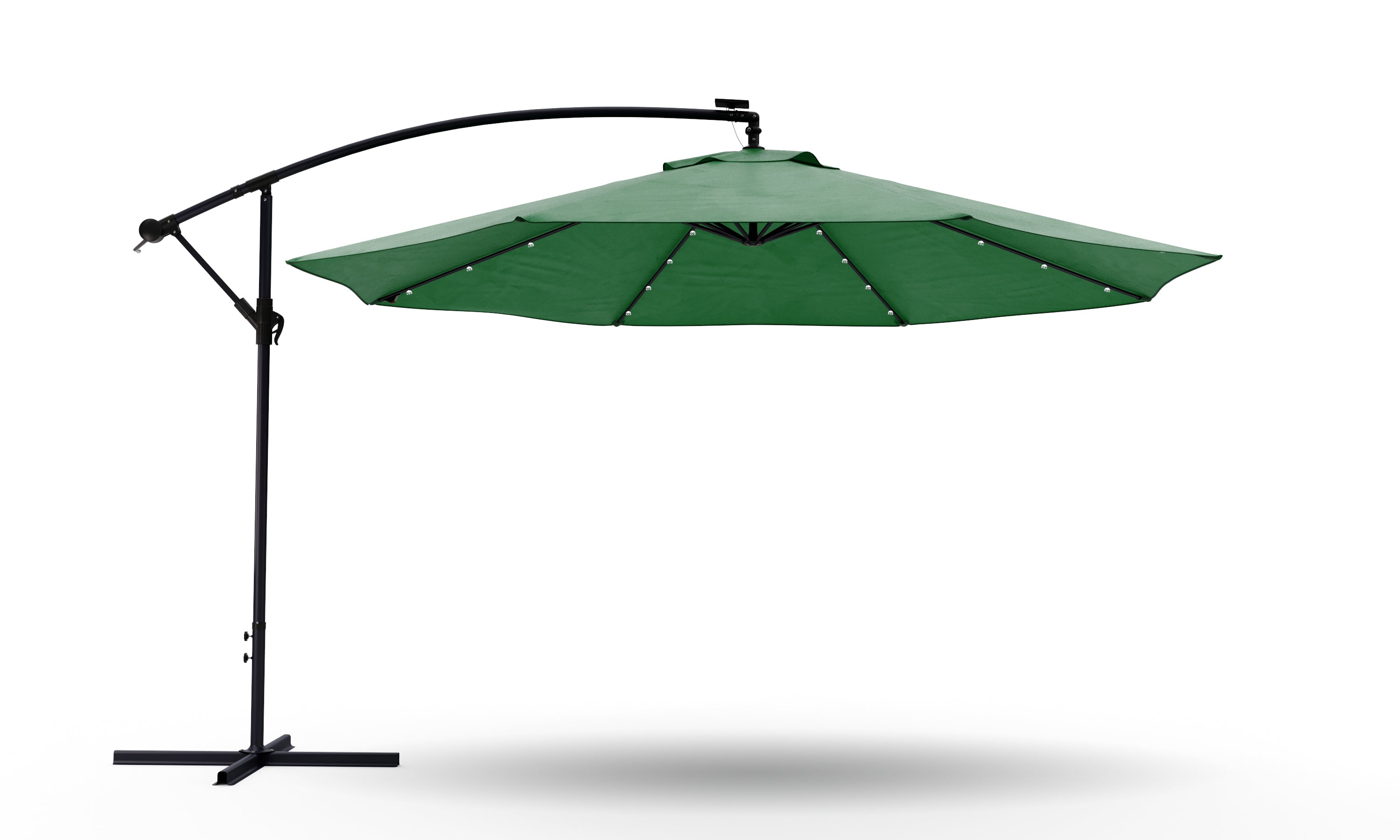 Sonnenschirm Ampelschirm mit LED 350 cm