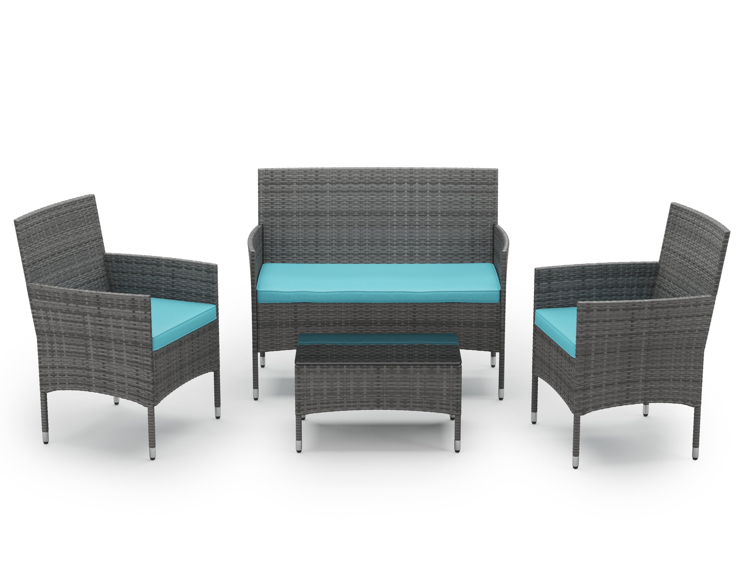 Gartenset Rattan MALIA