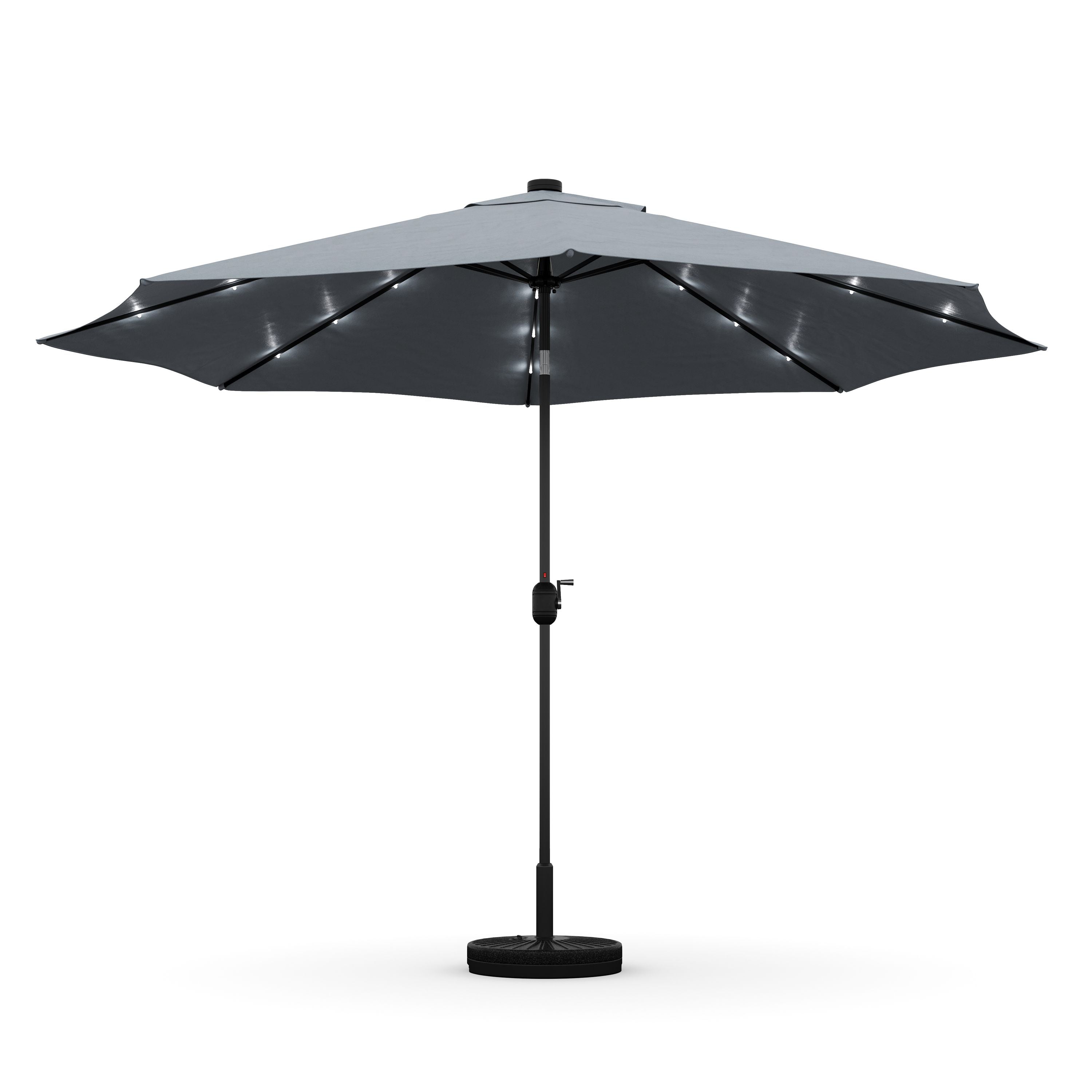 Sonnenschirm mit LED 300 cm