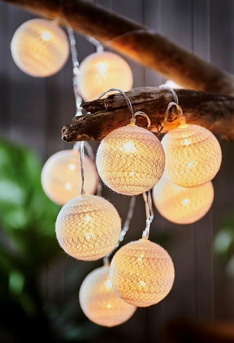 LED Lichterkette Cotton Ball Oskar